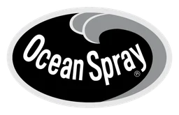 Ocean Spray logo, monochrome version, on a transparent background