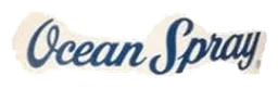 Ocean Spray logo, monochrome wordmark version, on a transparent background