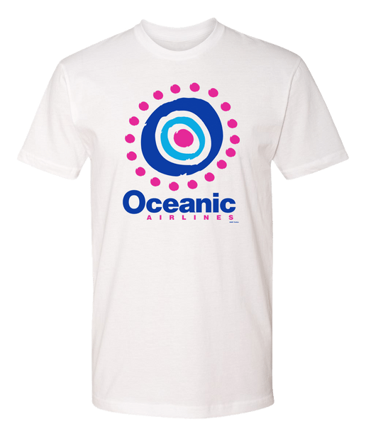 Oceanic Airlines logo, white icon version, on a transparent background