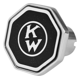 Octagon logo, monochrome icon version, on a transparent background