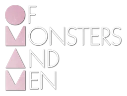 Of Monsters and Men logo, white version, on a transparent background