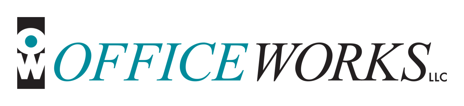 Officeworks logo on a transparent background