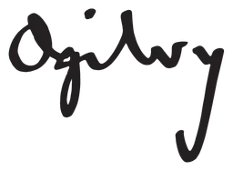 Ogilvy logo, black version, on a transparent background