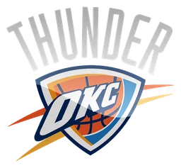 Oklahoma City Thunder logo, icon version, on a transparent background