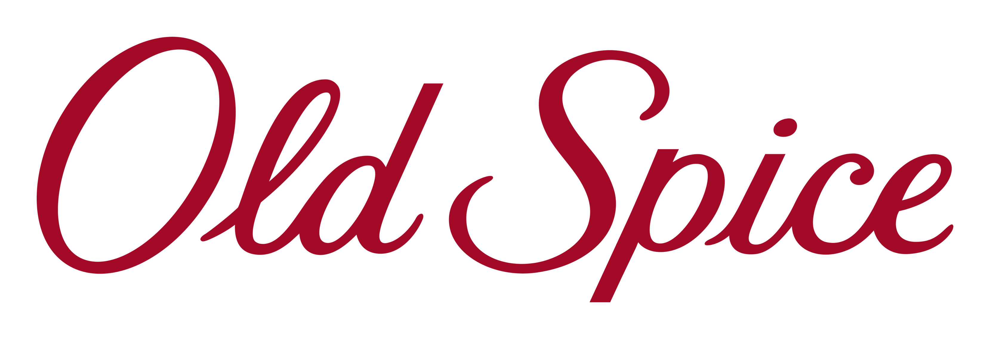 Old Spice logo on a transparent background