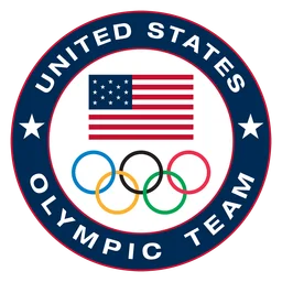 Olympic logo, icon version, on a transparent background