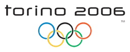 Olympics 2006 Torino logo, wordmark version, on a transparent background