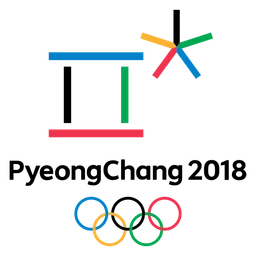Olympics 2018 Pyengchang logo, icon version, on a transparent background