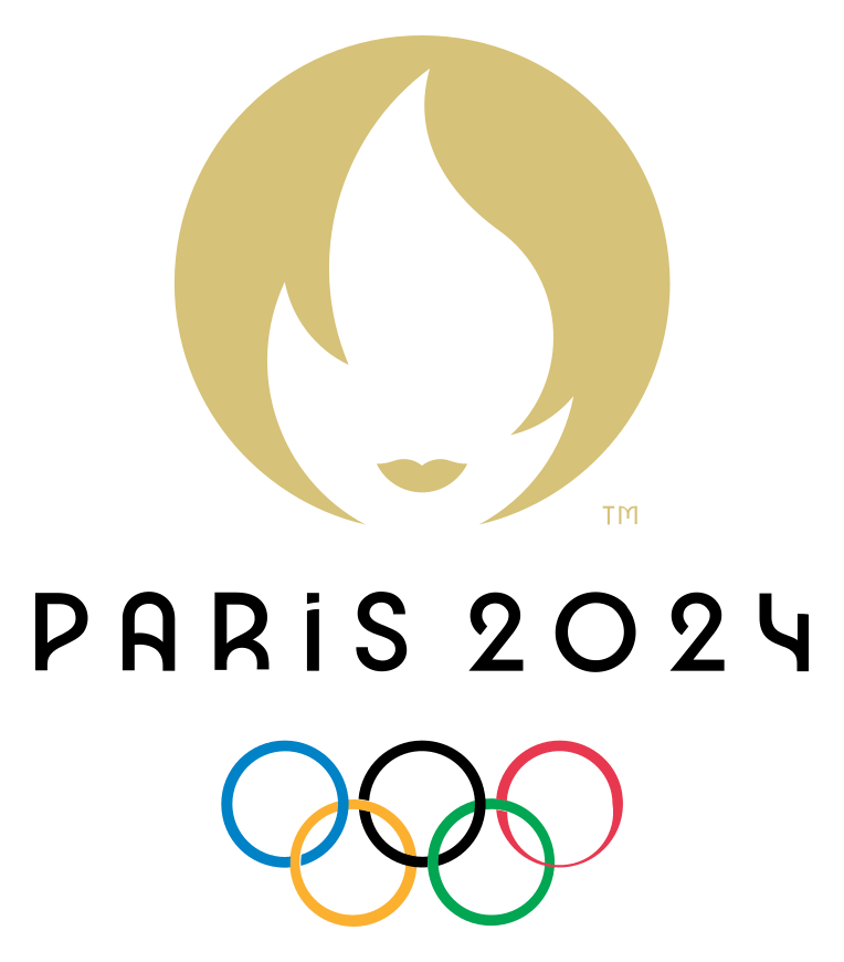 Olympics 2024 Paris logo on a transparent background
