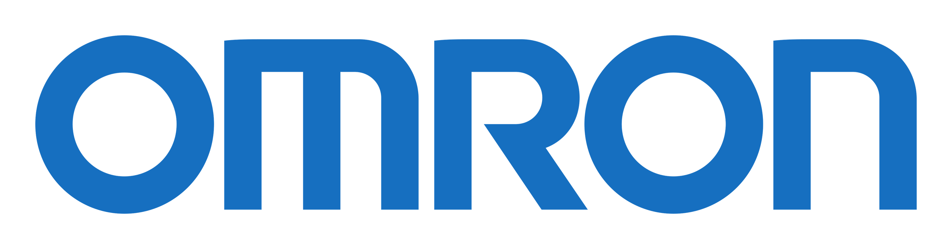 Omron Logo auf transparentem Hintergrund