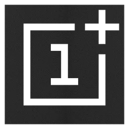 OnePlus logo, black icon version, on a transparent background