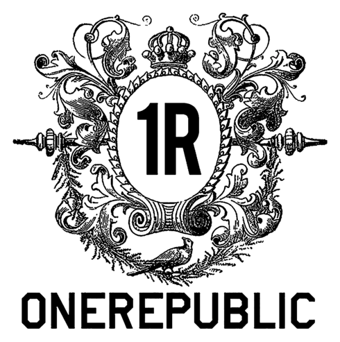Onerepublic logo, black icon version, on a transparent background
