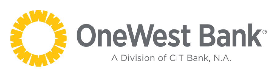 Onewest Bank logo on a transparent background