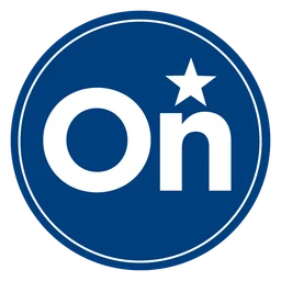 Onstar logo, icon version, on a transparent background