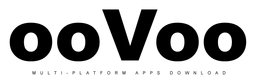 Oovoo logo, black wordmark version, on a transparent background