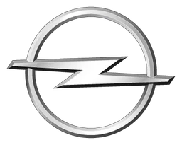 Opel logo, monochrome version, on a transparent background
