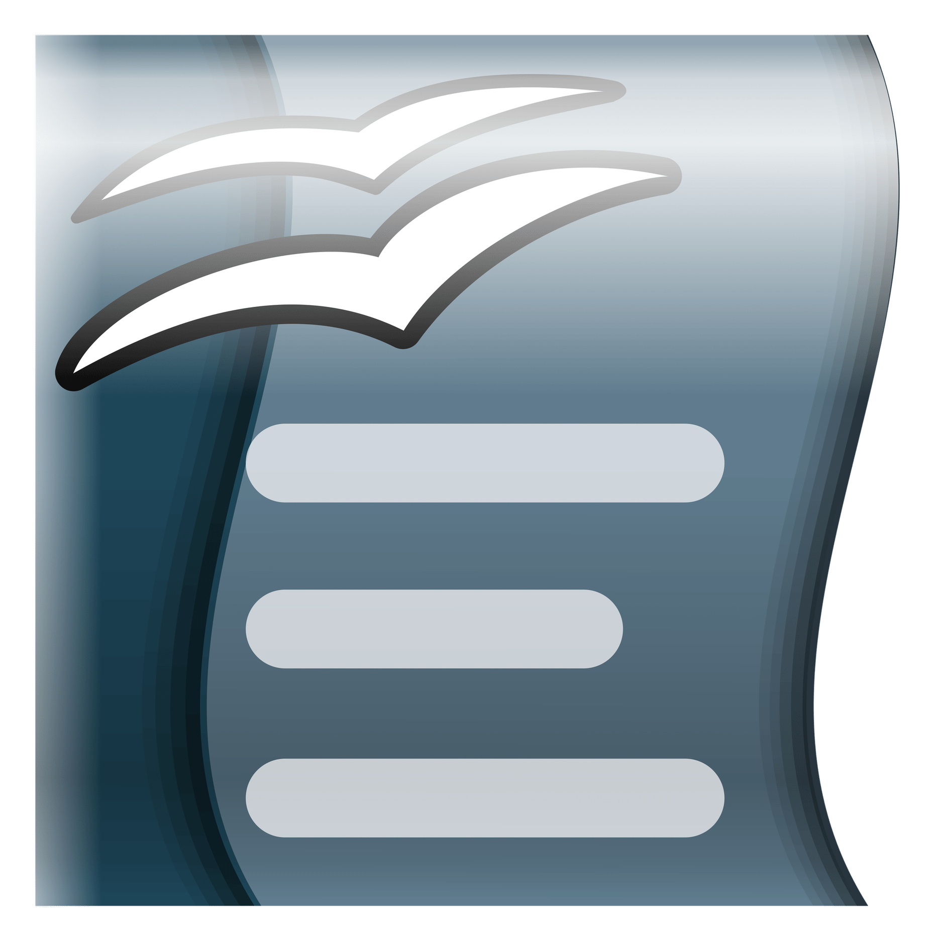 Openoffice Org のロゴ（背景透過）
