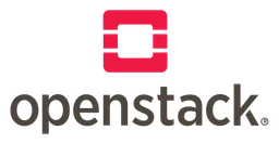 Openstack logo, horizontal version, on a transparent background