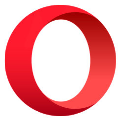 Opera Software logo, icon version, on a transparent background