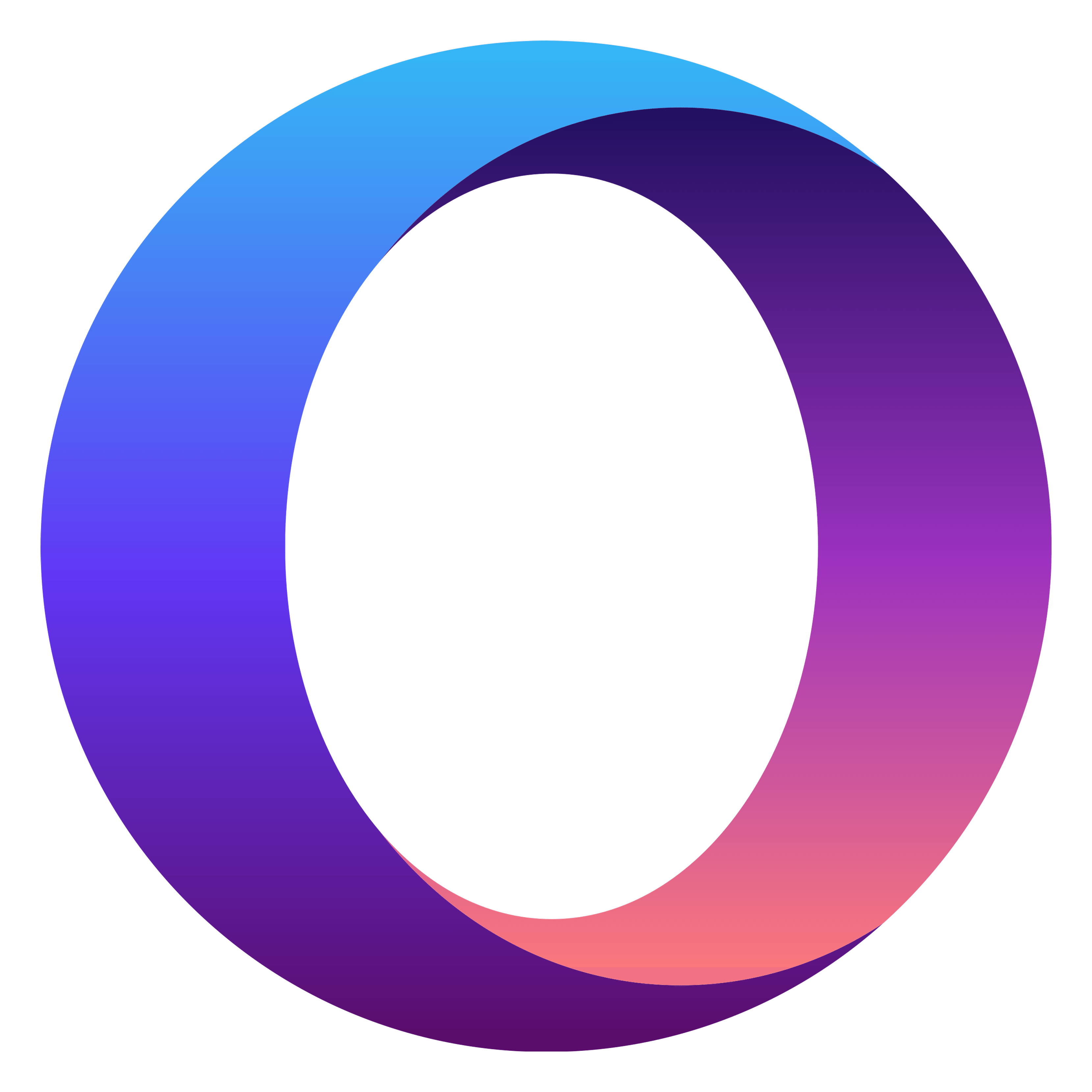 Opera Touch logo on a transparent background