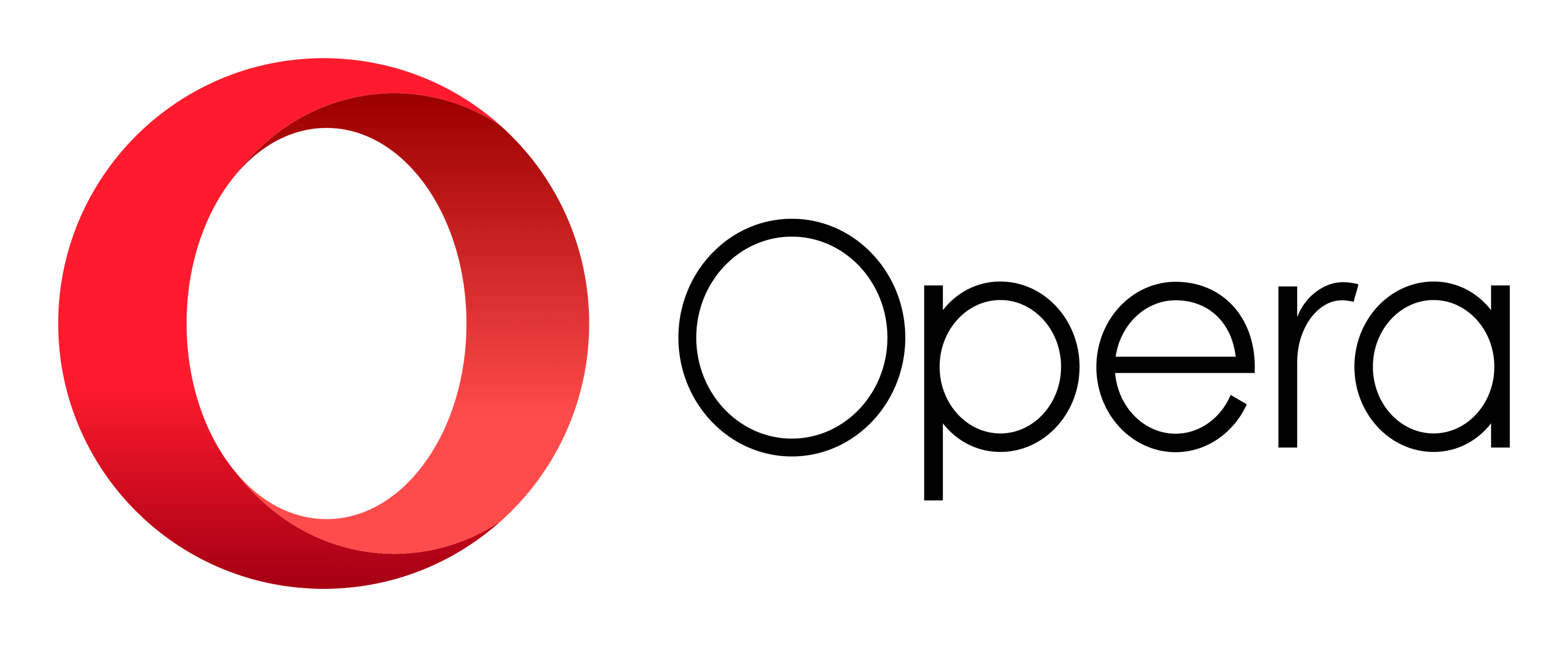 Opera logo on a transparent background