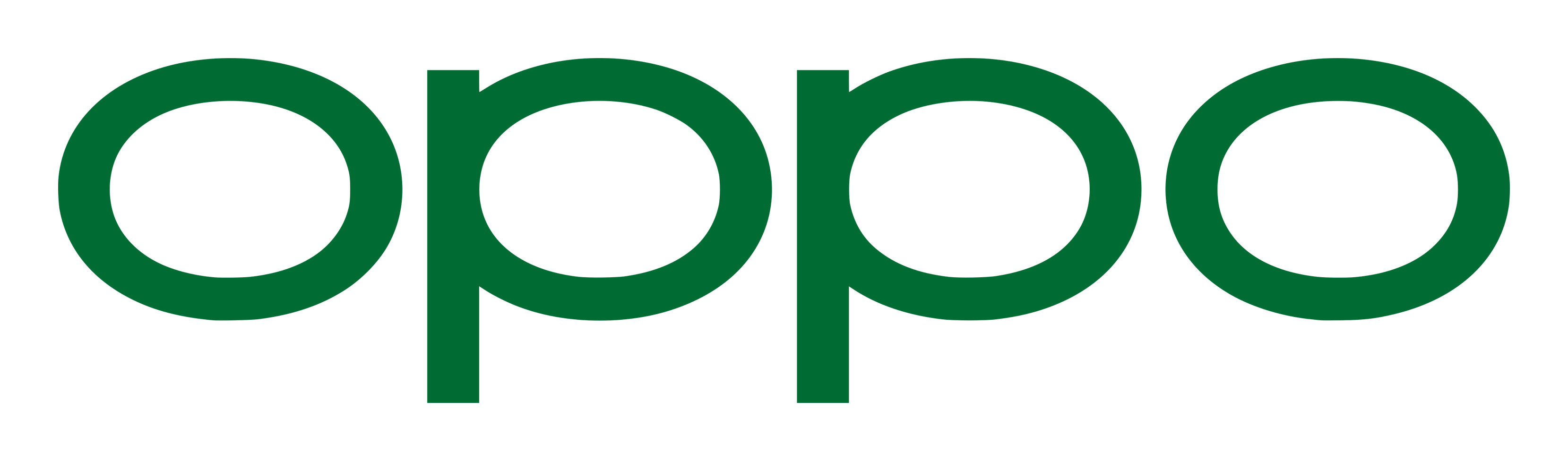 OPPO logo on a transparent background