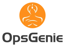 Opsgenie logo, horizontal version, on a transparent background