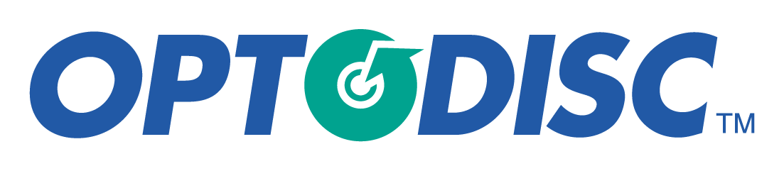 Optodisc logo on a transparent background