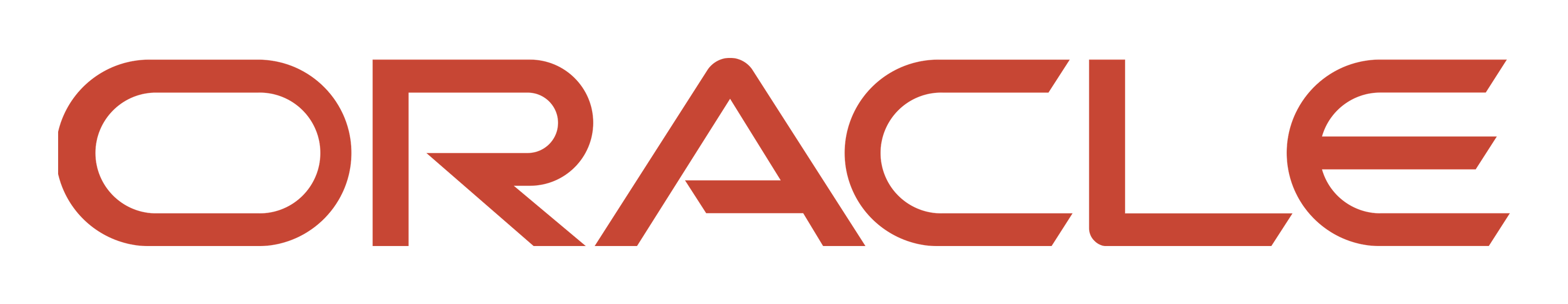 Oracle logo on a transparent background