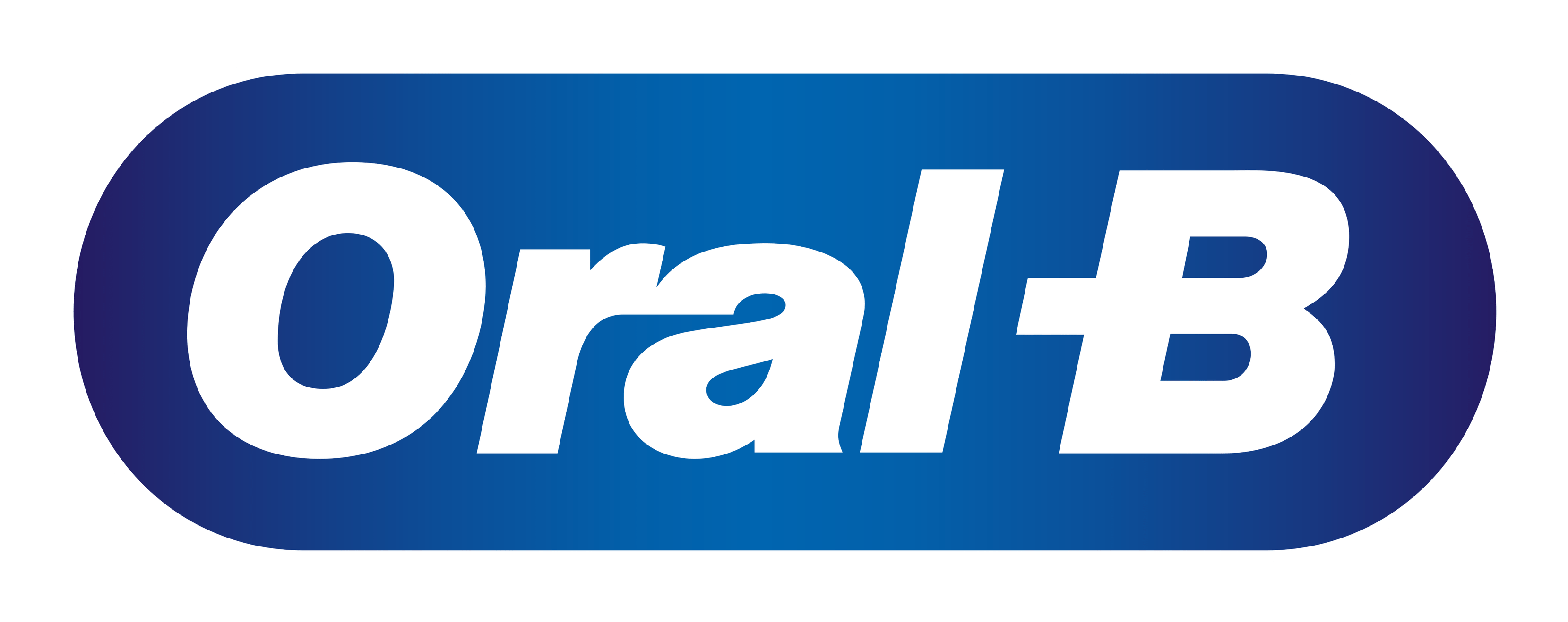 Oral B logo on a transparent background