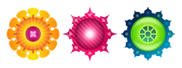 Orbs logo, wordmark version, on a transparent background