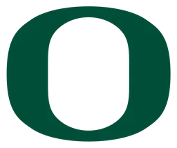 Oregon Ducks logo, icon version, on a transparent background