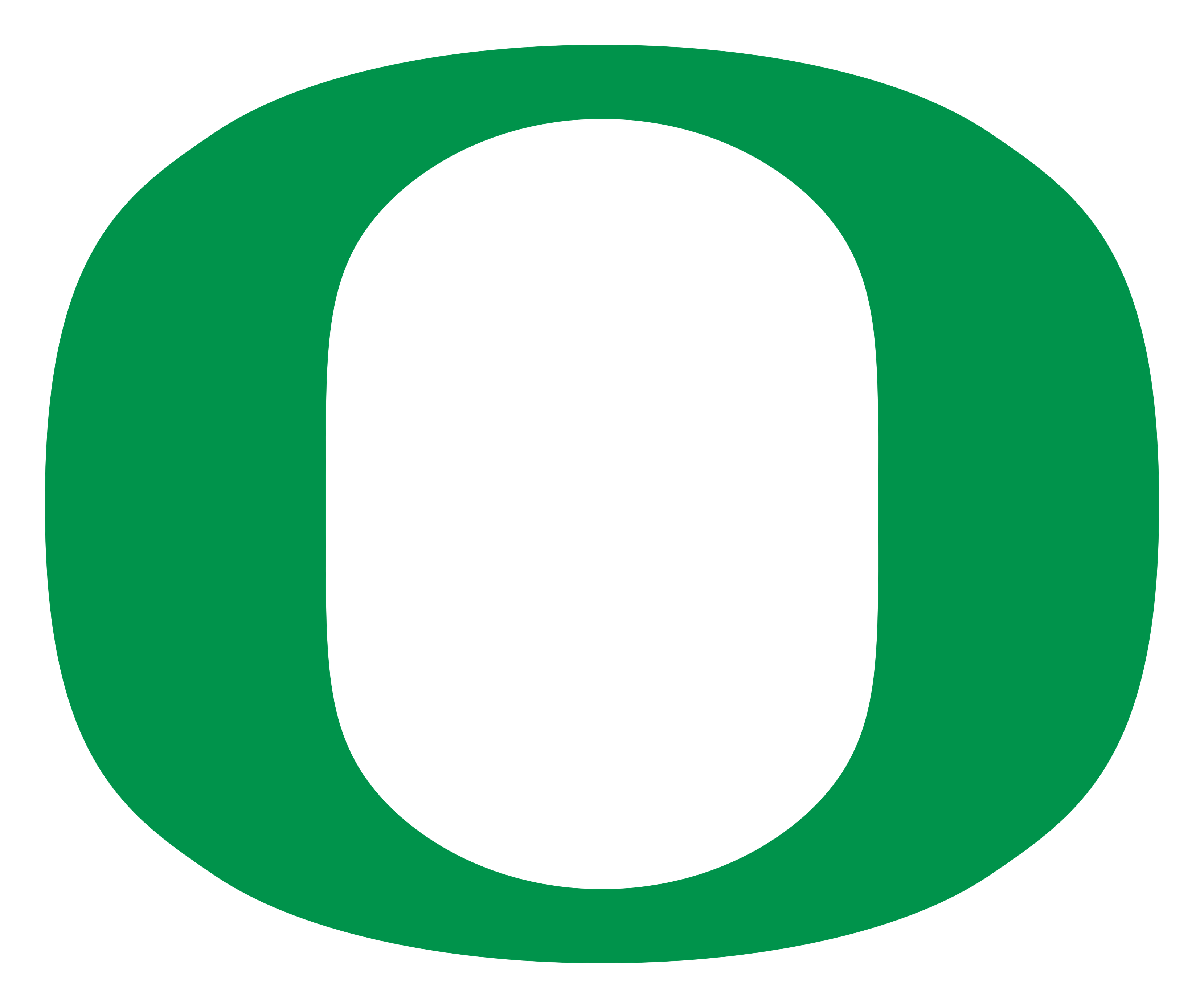 Oregon Ducks logo on a transparent background