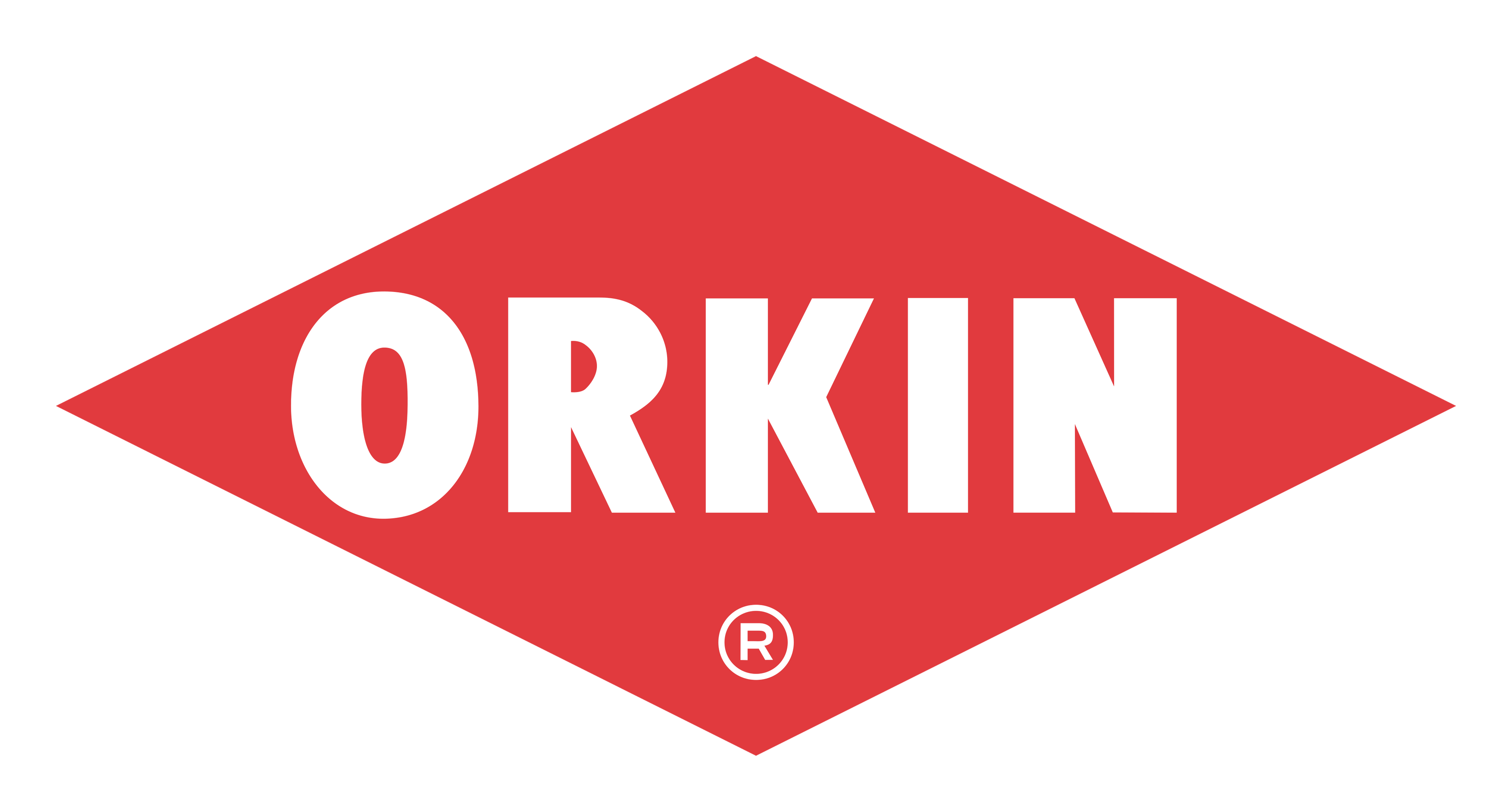 Orkin logo on a transparent background