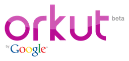 Orkut logo, horizontal version, on a transparent background
