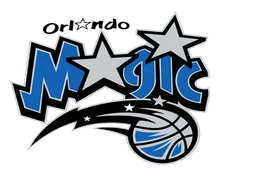 Orlando Magic logo, horizontal version, on a transparent background