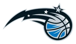 Orlando Magic logo, monochrome version, on a transparent background