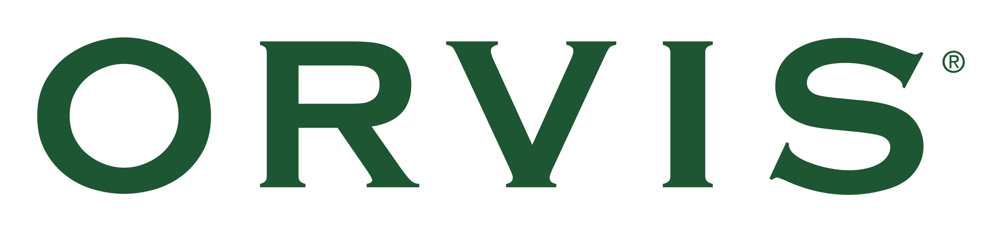 Orvis のロゴ（背景透過）