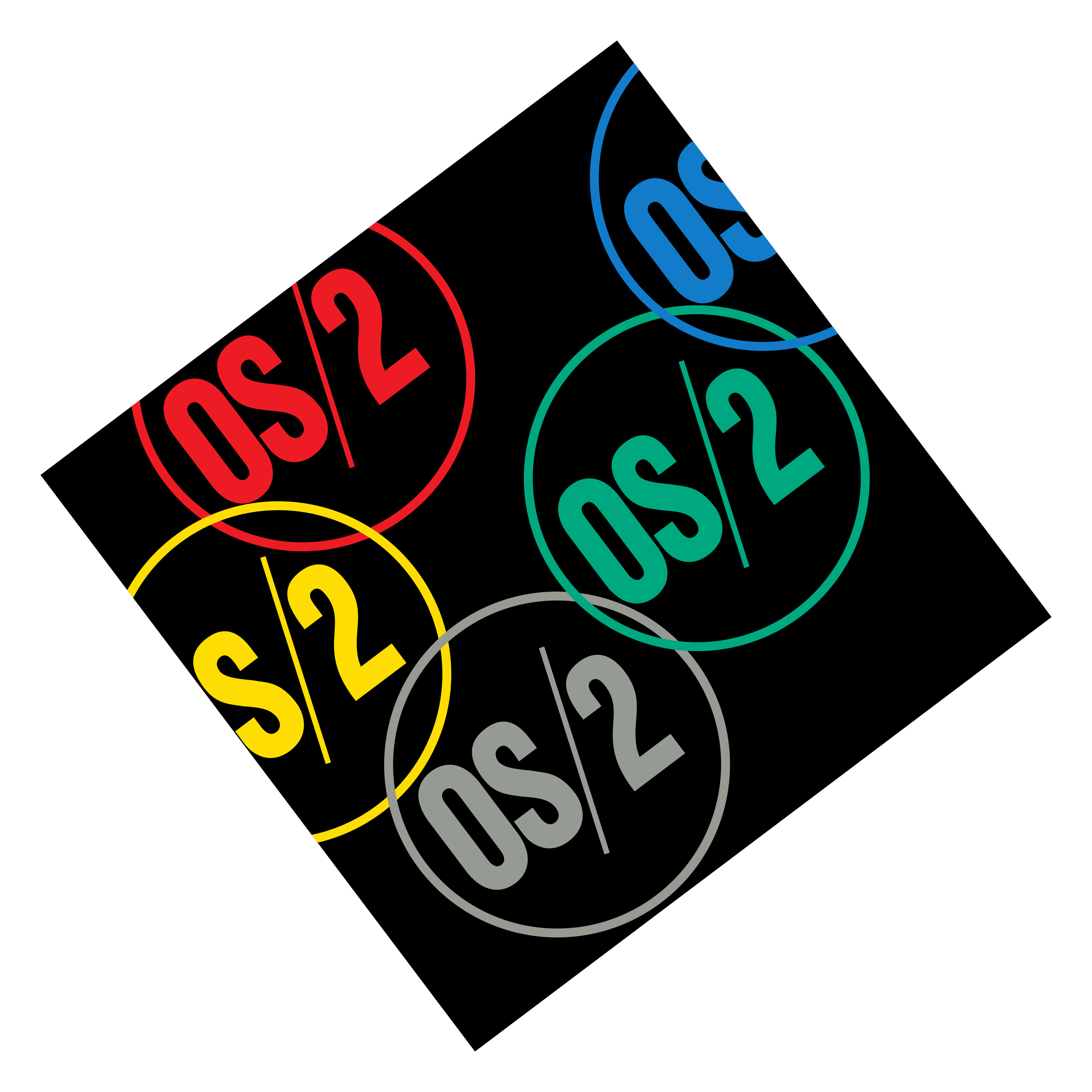 Os 2 logo on a transparent background