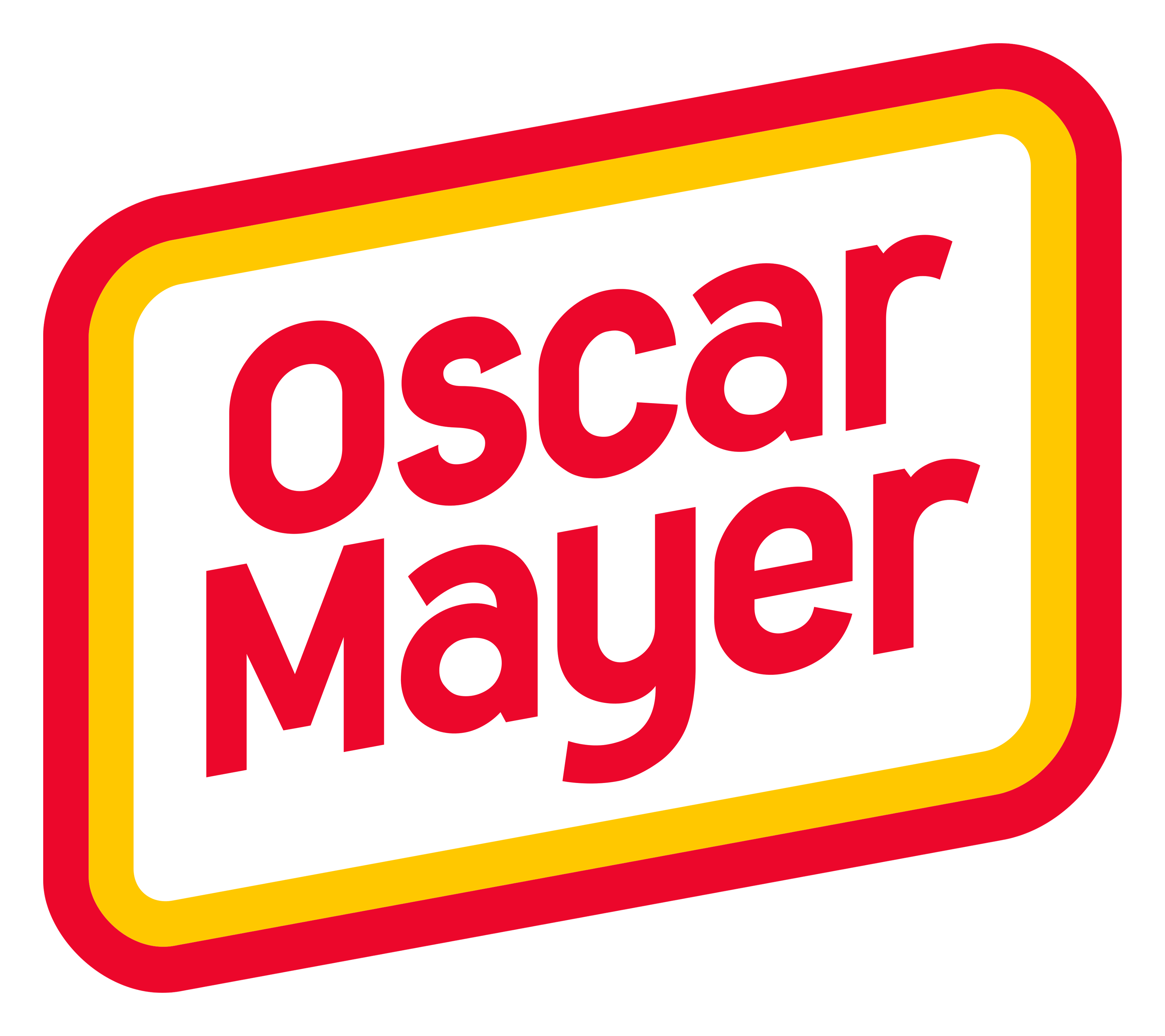 Oscar Mayer logo on a transparent background