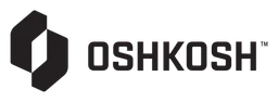 Oshkosh logo, black wordmark version, on a transparent background