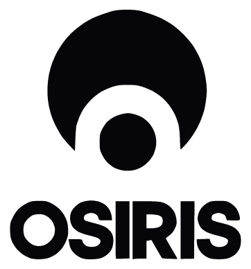 Osiris logo, black icon version, on a transparent background