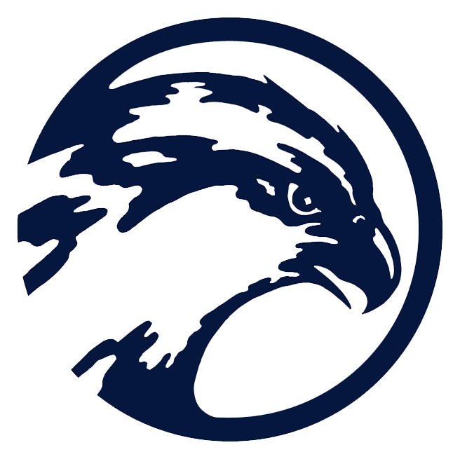 Ospreys Logo auf transparentem Hintergrund
