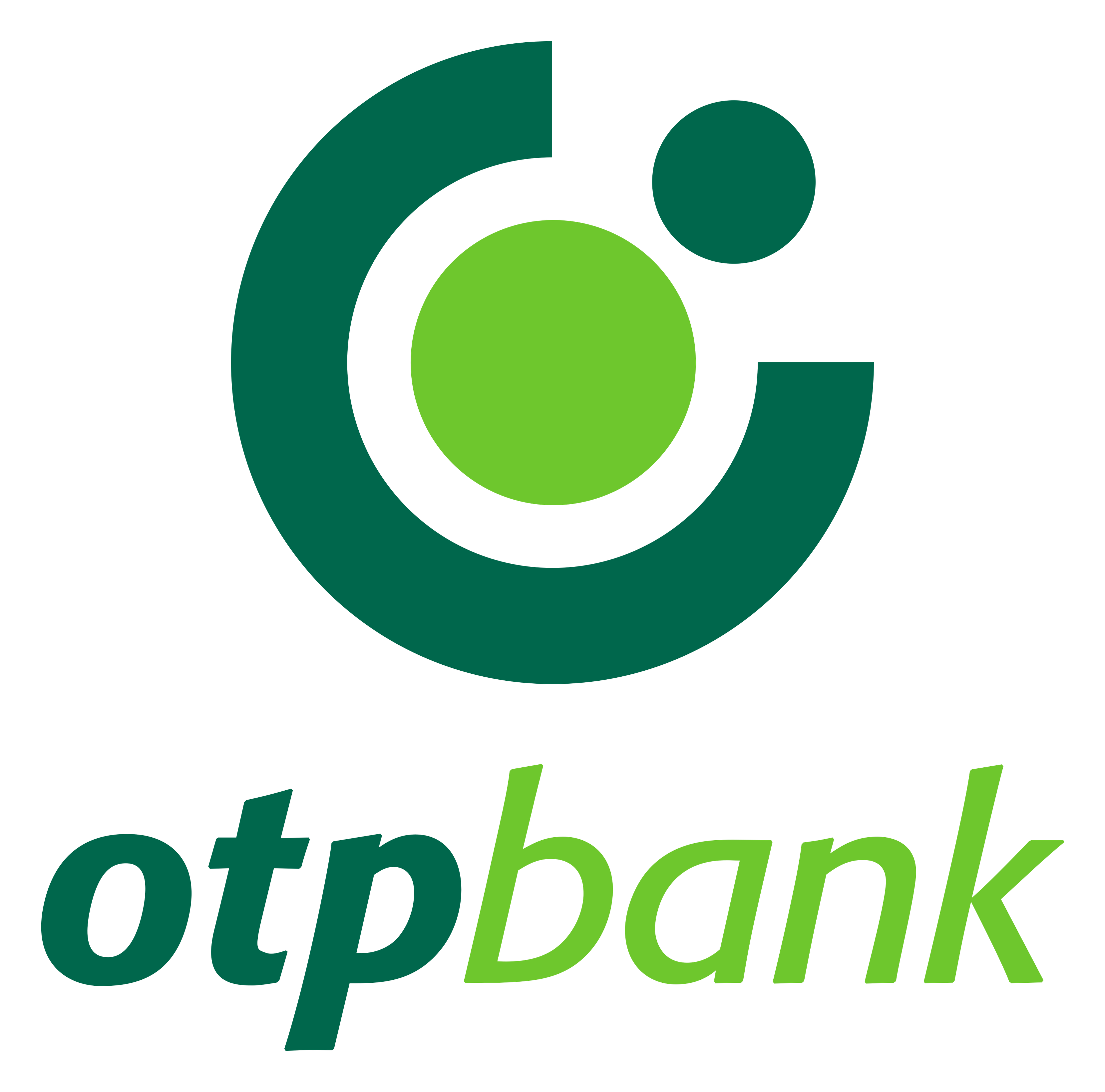 Otp Bank logo on a transparent background