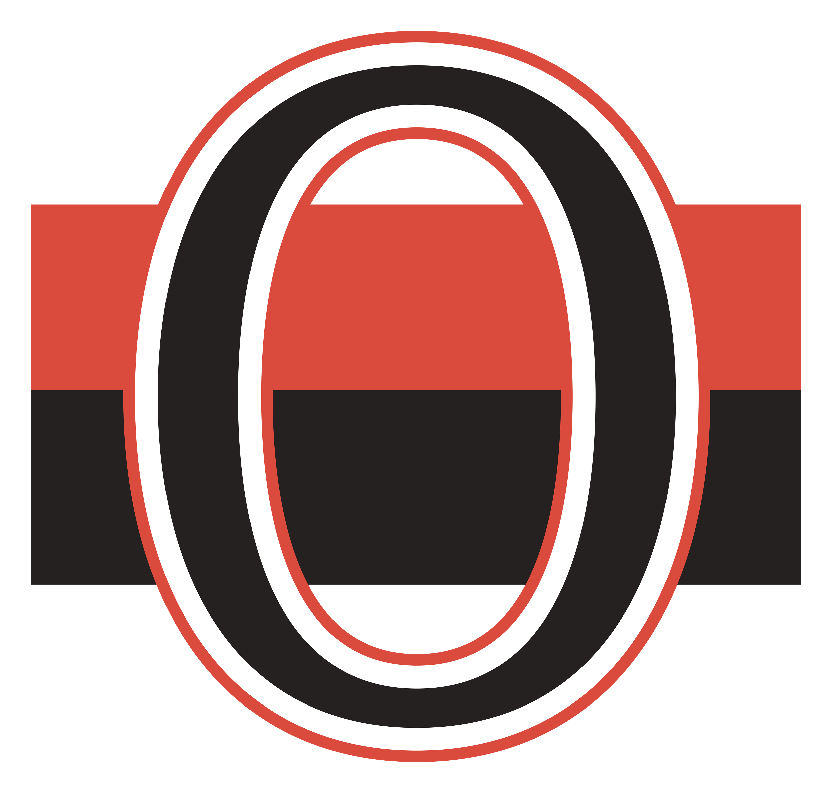 Logo da Ottawa Senators em fundo transparente