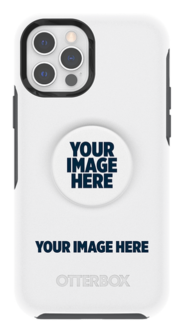 Otterbox logo, white version, on a transparent background