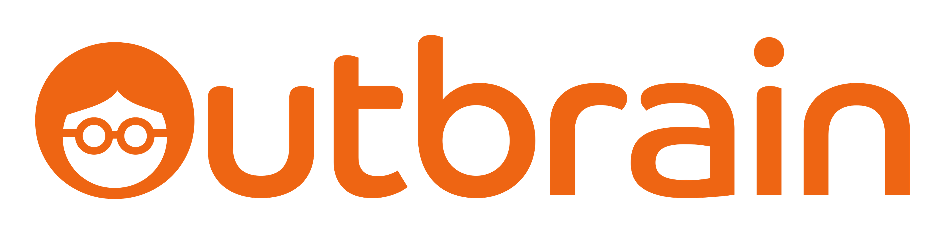 Outbrain logo on a transparent background