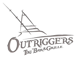 Outrigger logo, black version, on a transparent background