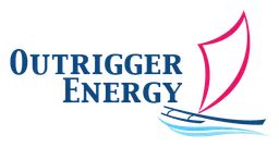 Outrigger logo, horizontal version, on a transparent background