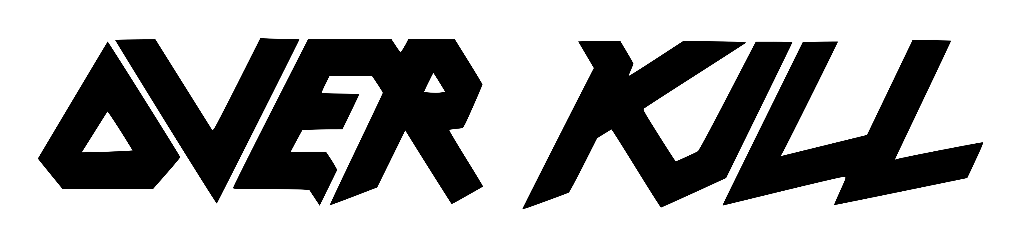 Overkill logo on a transparent background